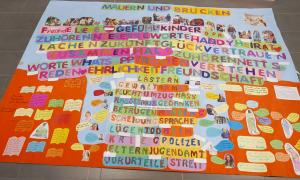 Plakat Mauerfall Schueler Nuernberg