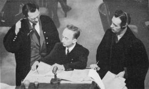Benjamin Ferencz bei den Nürnberger Prozessen