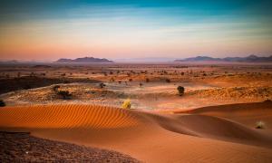 Namibia Landschaft mit Dünen
