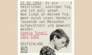 Sonderbriefmarke Sophie Scholl