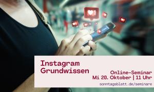 Onlineseminar Instagram Grundwissen