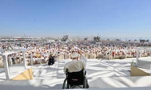 Papst Franziskus feiert in Lissabon die Abschlussmesse des Weltjugendtages