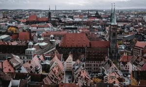 Bild der Stadt Nürnberg von Oben