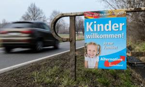 Ein Wahlplakat der AfD