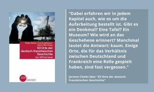 Das Buchcover von "63 Orte der deutsch-französischen Geschichte"