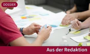 Menschen am Schreibtisch